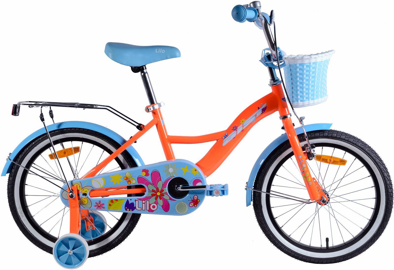 Велосипед 18 оранжевый - фото