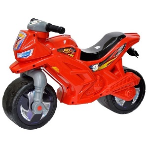 Детский мотоцикл беговел Сузуки Орион 501 красный - фото