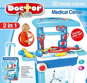 Детский игровой набор доктора в чемоданчике 008-925A - фото