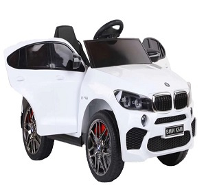Электромобиль детский Electric Toys BMW Х6 LUX 4x4 2021г белый - фото