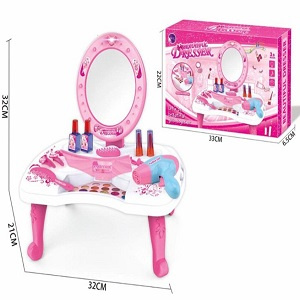  Детский туалетный столик  998A-5PO  с аксессуарами    - фото