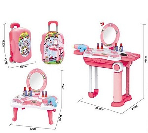  Детский туалетный столик и чемоданчик  998A-7PO     