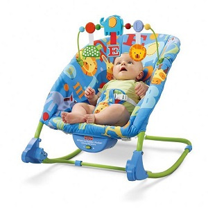 Детский шезлонг Fisher-Price Deluxe Infant to Toddler Comfort Rocker 0306 - фото2