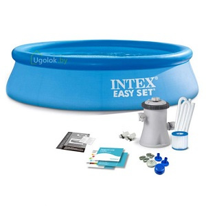 Бассейн надувной Intex Easy Set 28108NP 244x61 см с фильтр-насосом - фото3