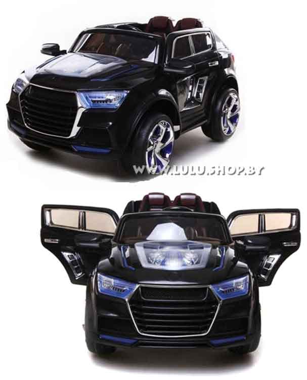 Детский электромобиль Electric Toys Audi Tuning Sport с амортизацией - цвет черный - фото