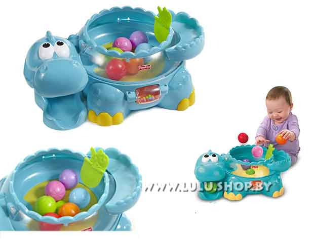 Развивающая игрушка Динозавр Дино Go Baby Go Poppity Pop Fisher-Price W1392  - фото