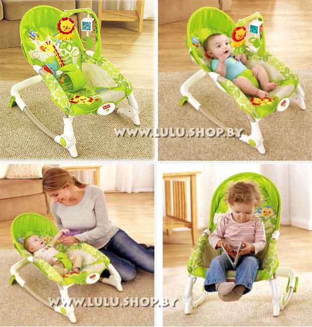 Шезлонг - кресло - качалка Fisher-Price Newborn-to-Toddler X7047 - фото
