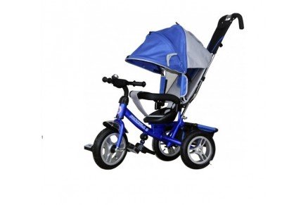Велосипед детский трехколесный FORMULA 3 FA3 TRIKE ПВХ колеса 10 и 8 дюймов, синий - фото