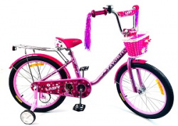 Детский двухколесный велосипед  с корзиной Favorit Lady 18- фото