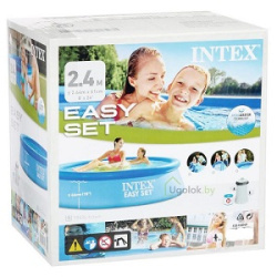 Бассейн надувной Intex Easy Set 28108NP 244x61 см с фильтр-насосом - фото5