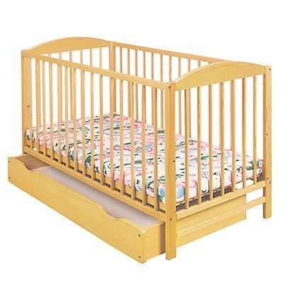 Кроватка детская RADEK II С ВЫДВИЖНЫМ ЯЩИКОМ - фото
