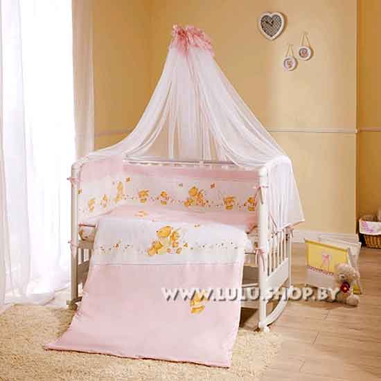 Комплект постельного белья для детской кроватки Регина Фея - 7 предметов, выбор расцветок