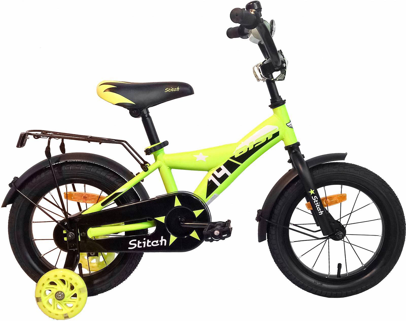Велосипед  STITCH 14 желтый 2019