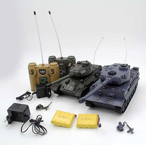 Радиоуправляемый танковый бой ZEGAN T-34 и Tiger 1:28 - 99824