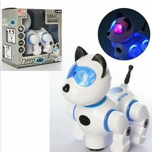 Интерактивный собака робот арт.2629-T10B  ст - фото2