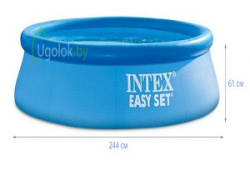  Надувной бассейн  Intex Easy Set  28106NP 244x61 см - фото